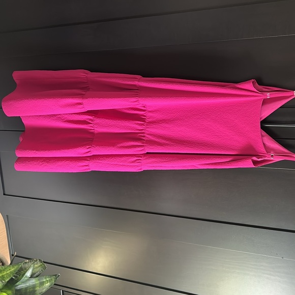 Ted Baker Fuchsia Tiered Sundress Sz 2 - Picture 3 of 5